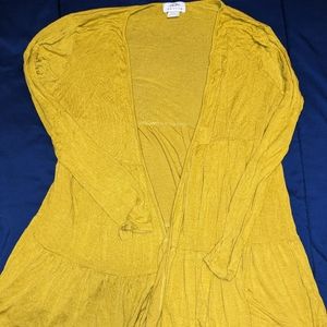 Revive mustard cardigan